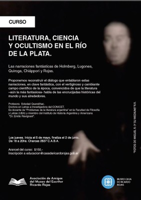 Curso: Literatura, ciencia y ocultismo en el río de la plata Curso: Literatura, ciencia y ocultismo en el río de la plata